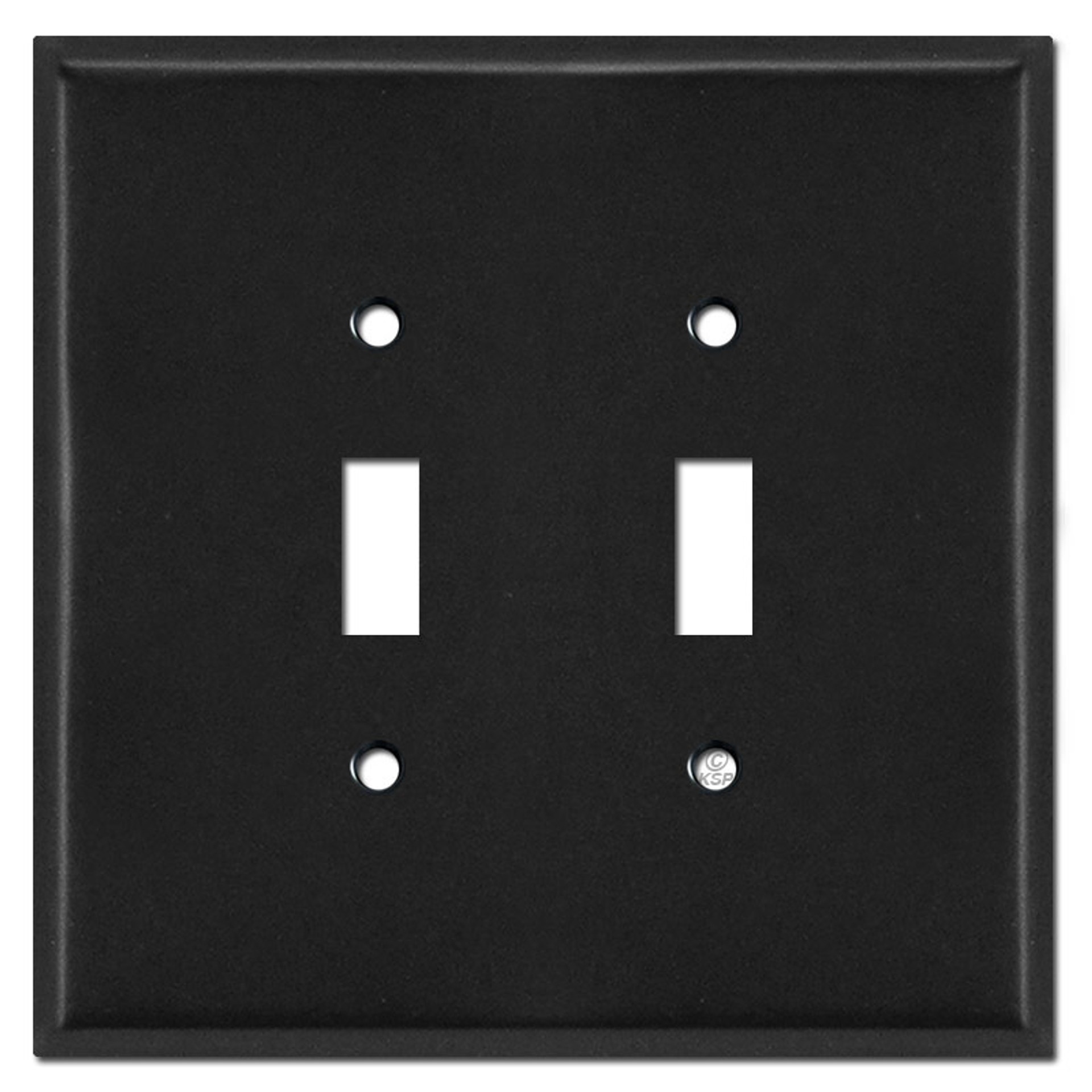 Oversized Single GFCI Decora Rocker Switch Plate Covers Black