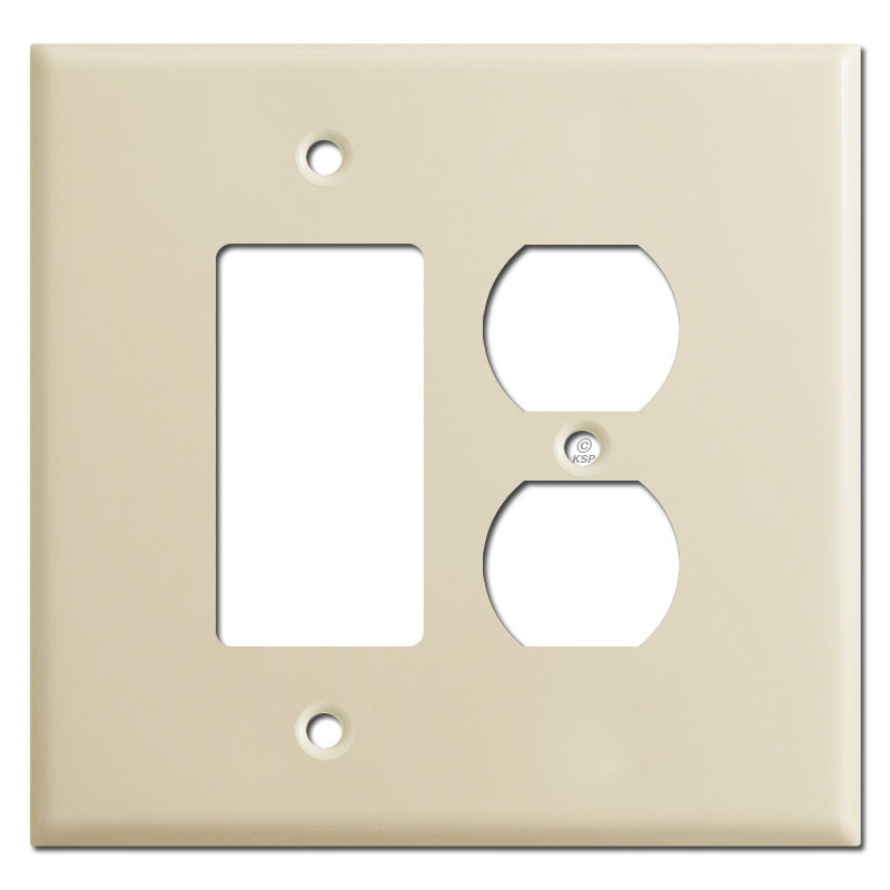 Oversized 3 Gang Outlet Covers Ivory Kyle Switch Plates