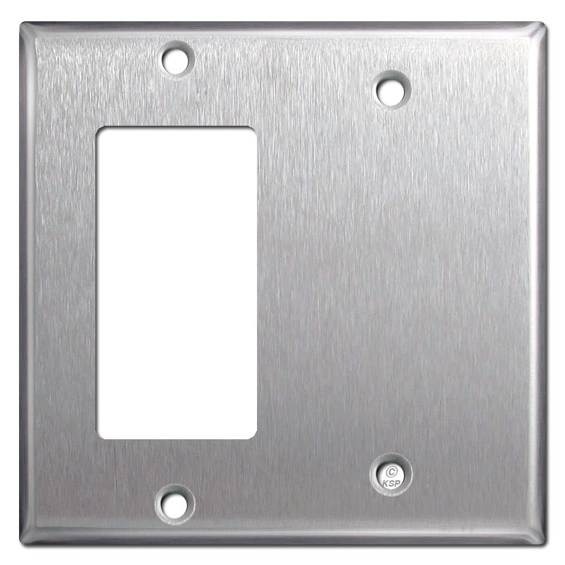 Stainless Steel Decora Rocker Wall Plates