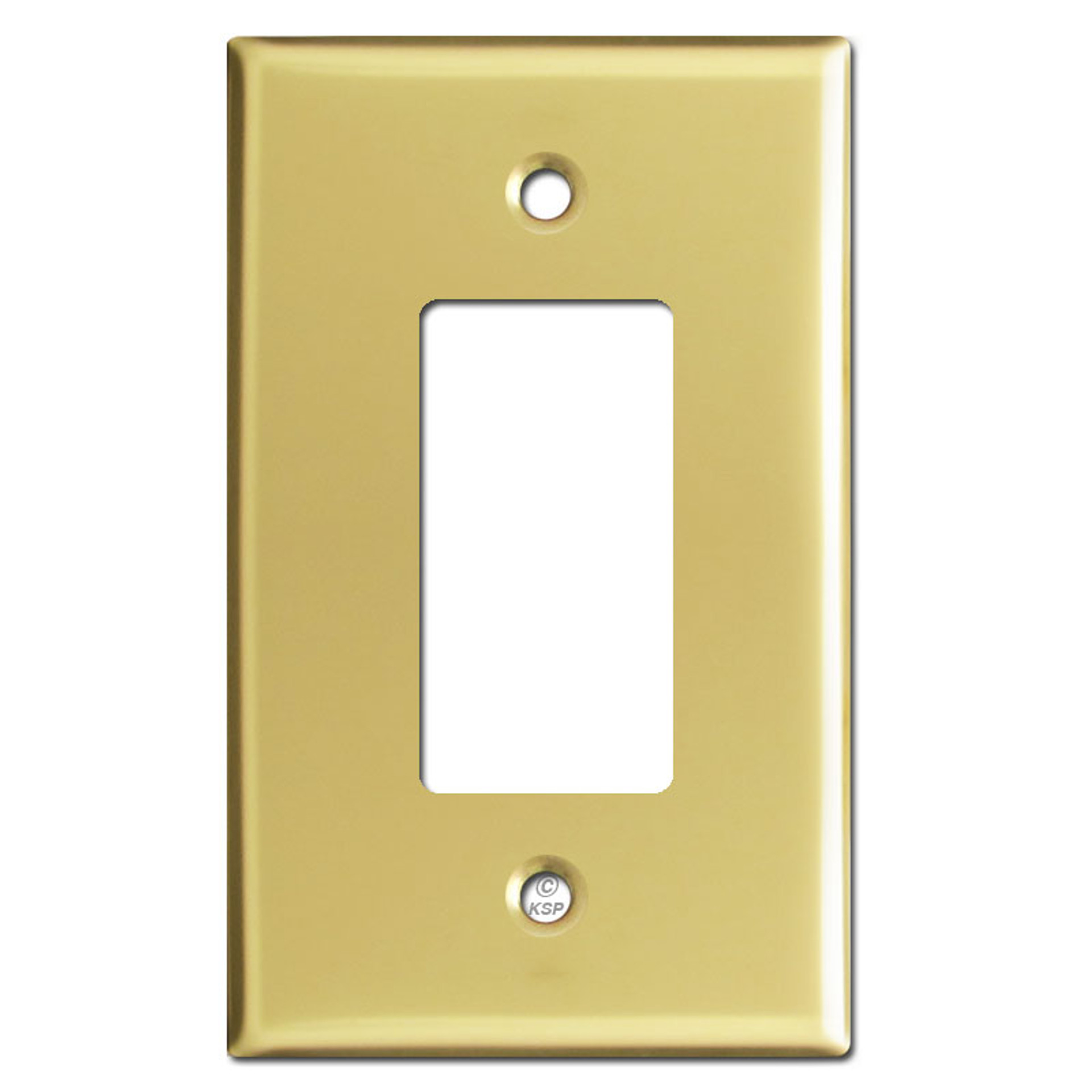 1 Decora GFCI Switch Plate Covers Satin Brass Kyle Switch Plates