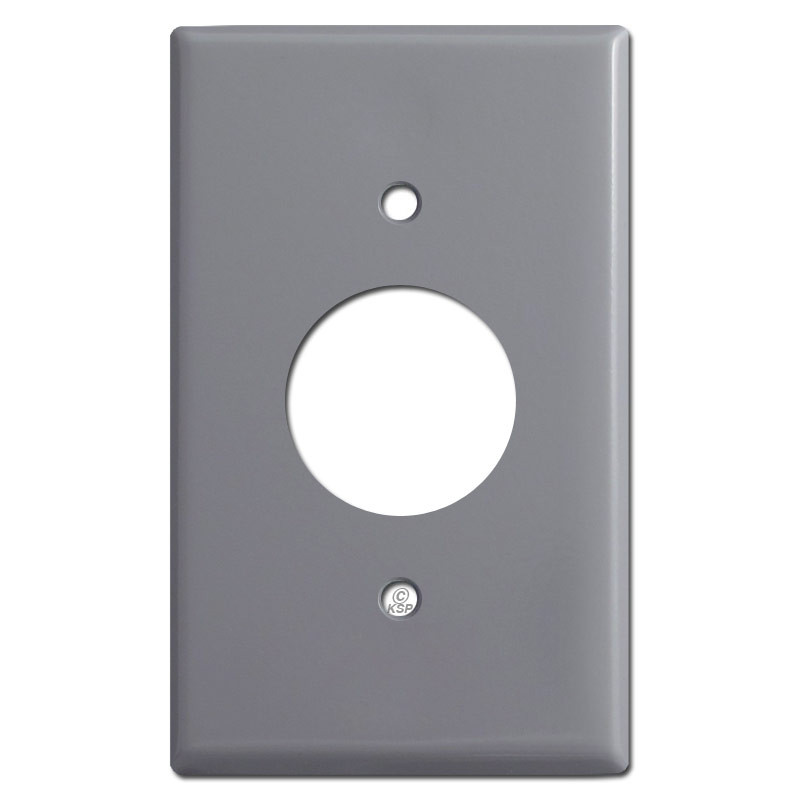 1 Duplex Outlet Receptacle Cover Plate Gray