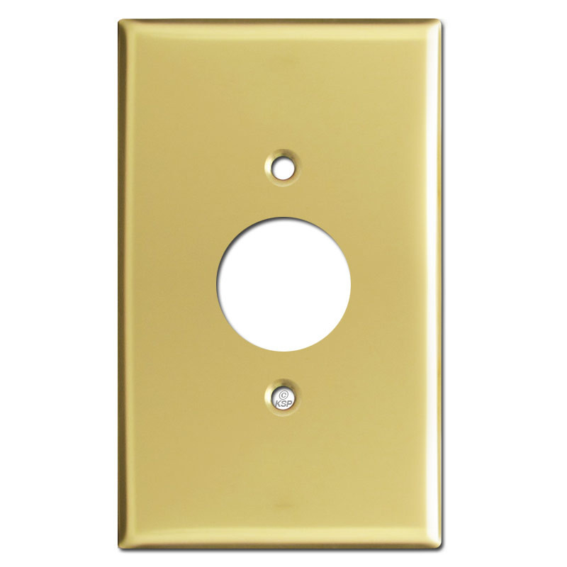 Jumbo Size Outlet Covers Polished Brass Kyle Switch Plates