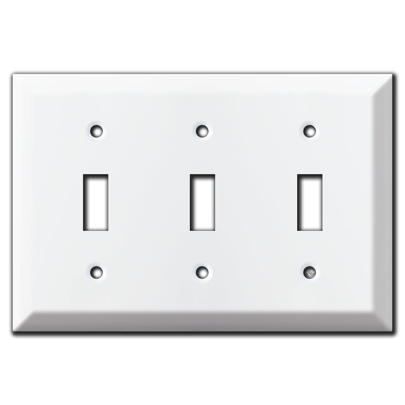 White Raised Switch Plate Extenders