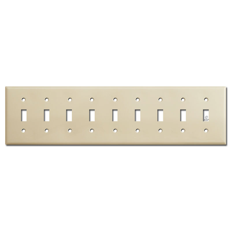 Ivory Toggle Light Switch Plates
