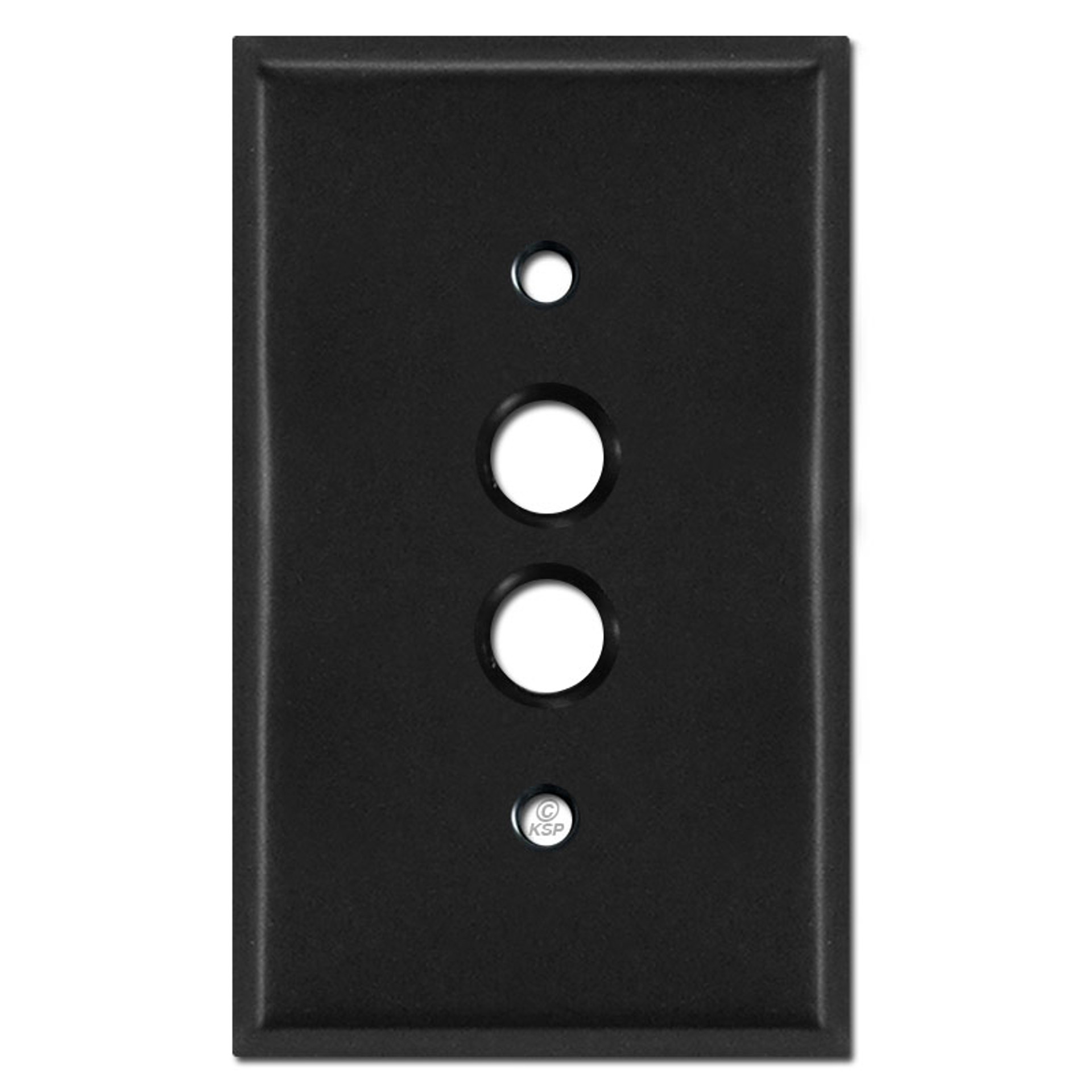 1 Gang Push Button Light Switch Covers Black