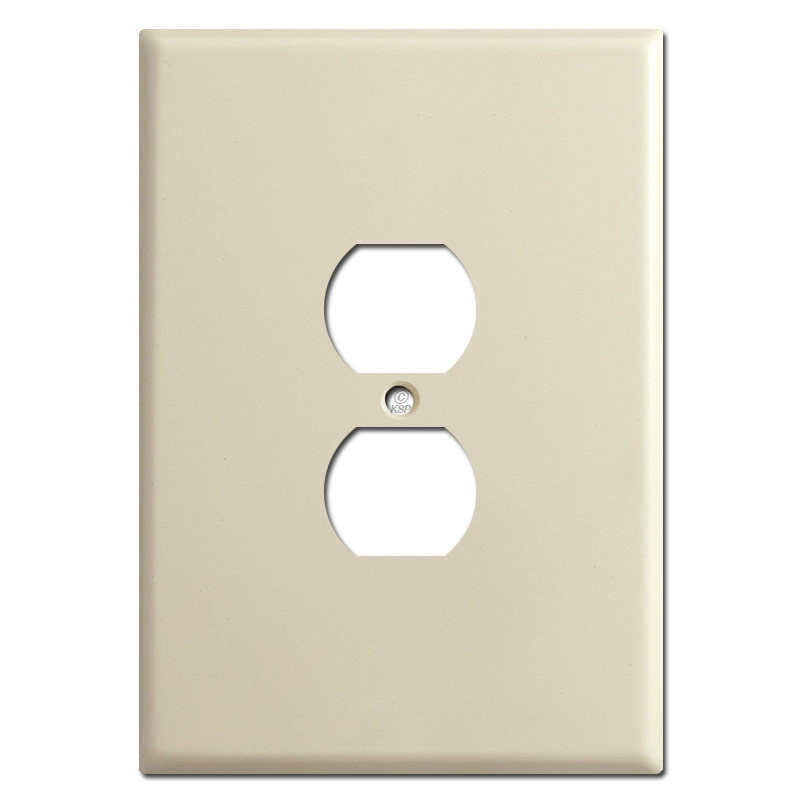 Ivory Jumbo Switch Plates and Outlet Covers