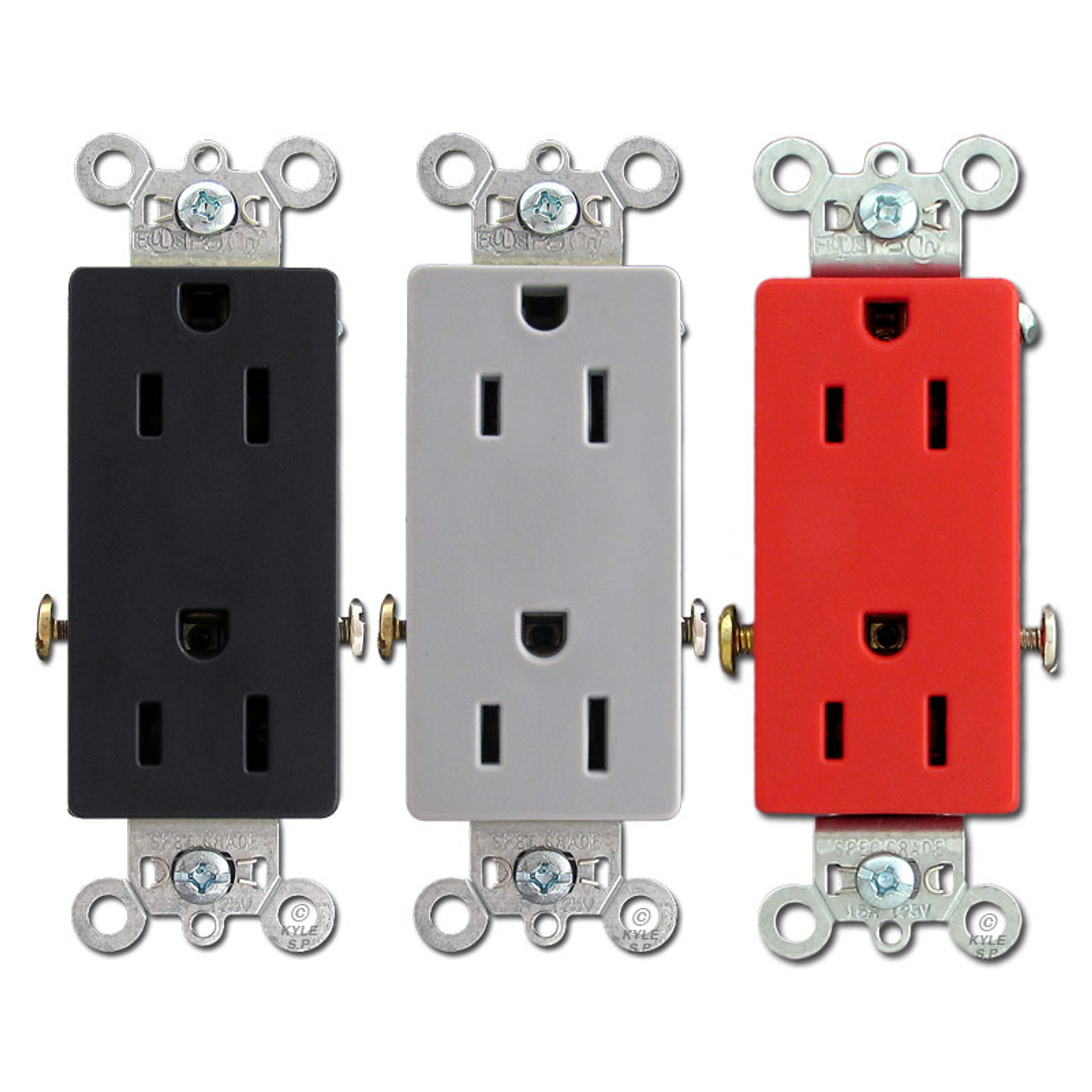 Decora Outlets & Block Receptacles 15A/20A Modern Plugs
