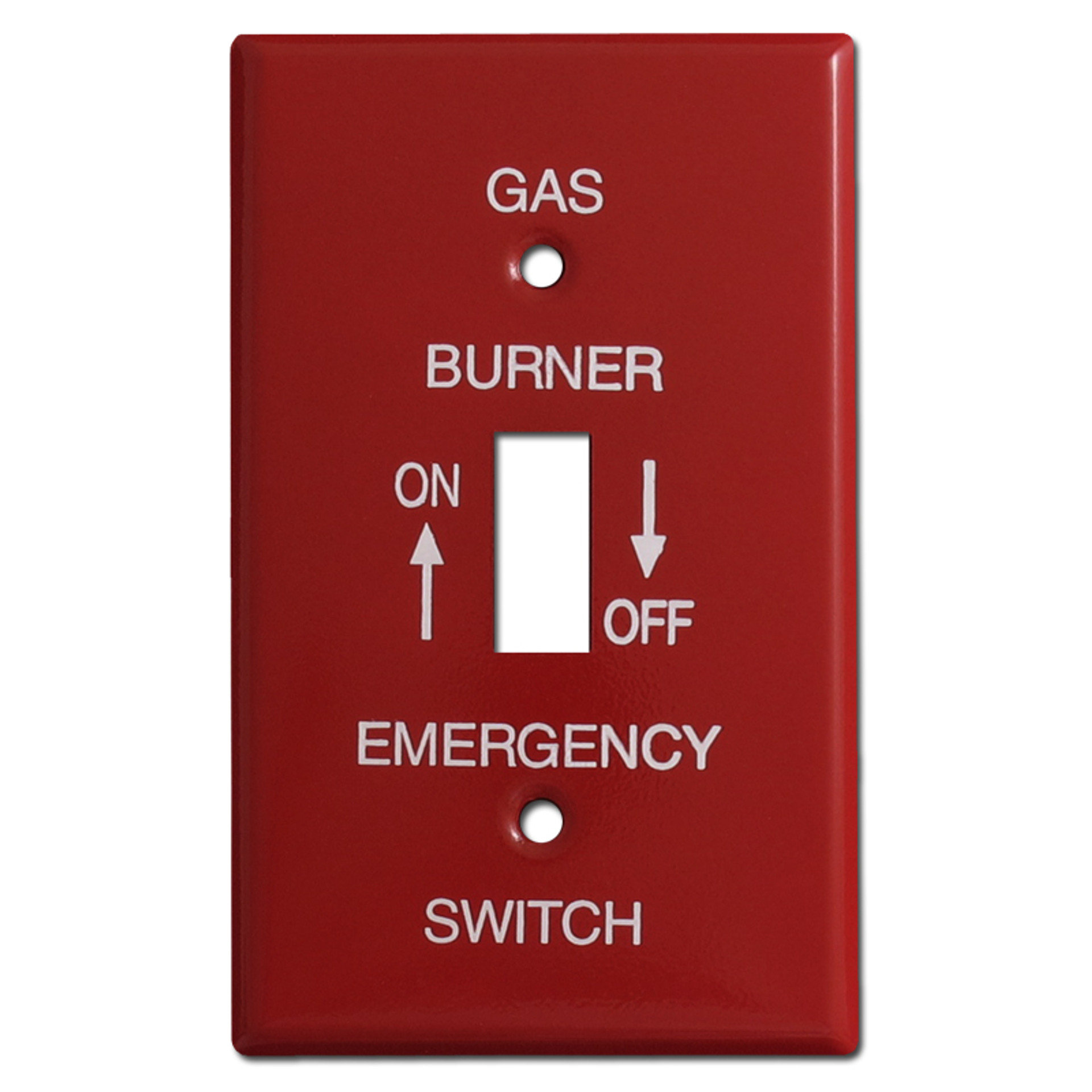 Emergency Switch Plate, Red Gas & Oil Burner Cover, GFCI Outlet Plates