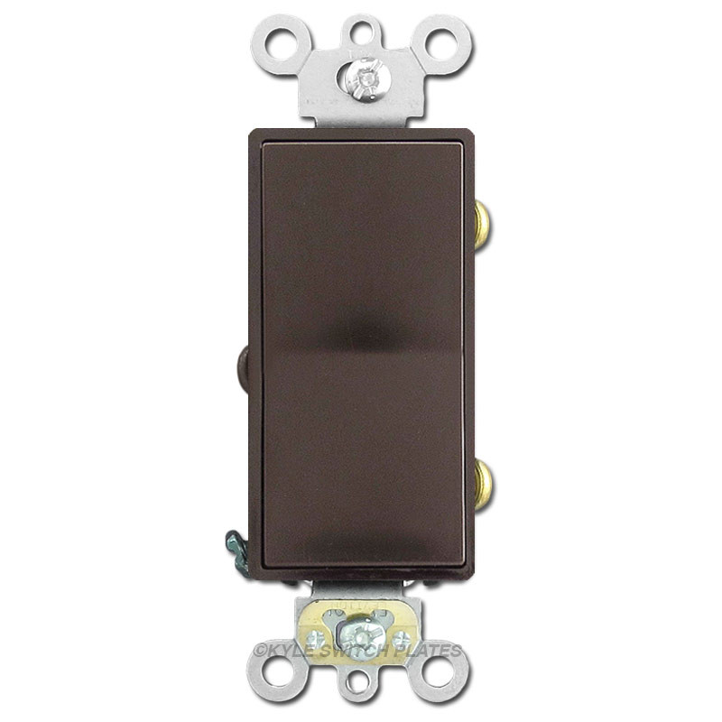 Brown Double Decora Switch | Kyle Switch Plates