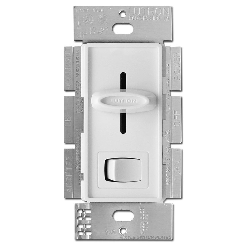 Lutron CFL LED Slide Dimmers, On Off Switch SCL-153P
