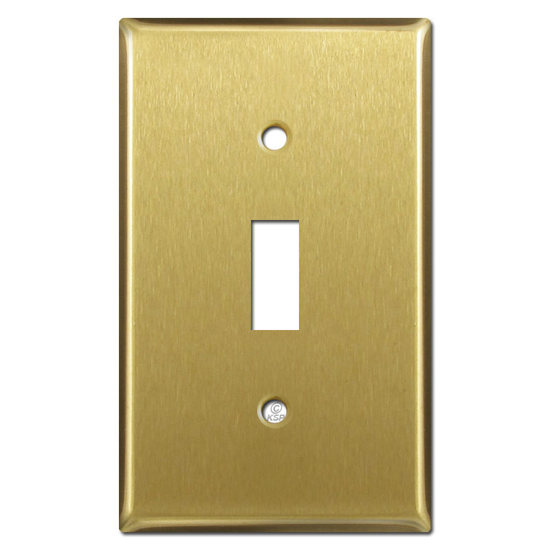 Satin Brass Wall Plates Best Selling Sizes