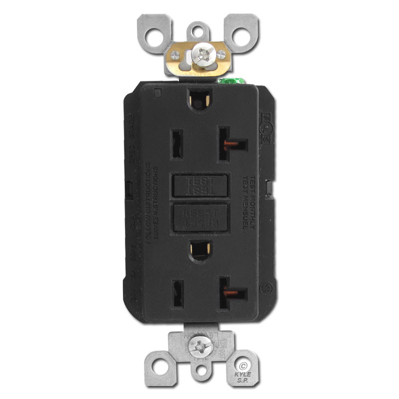 Black Electrical Outlets for Wall Switch Outlet Covers
