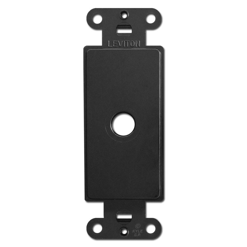 Black Decora to Cable Adapter Kyle Switch Plates