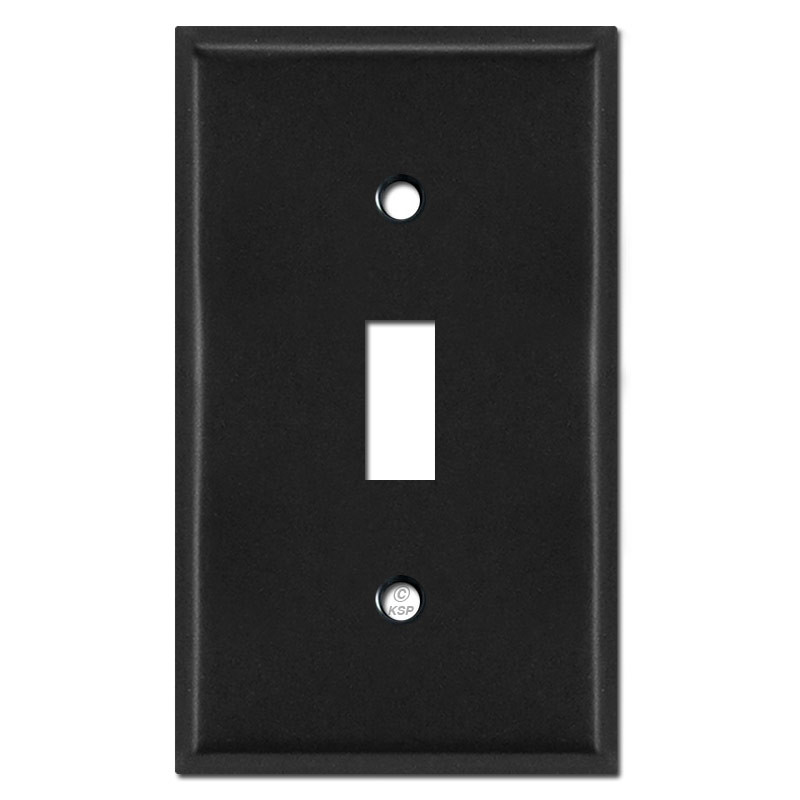 Single Phone Jack Wall Covers Black Kyle Switch Plates