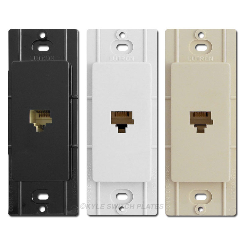 Inserts, Fillers, Wall Jack Adapters for Creating Custom Switch Plates