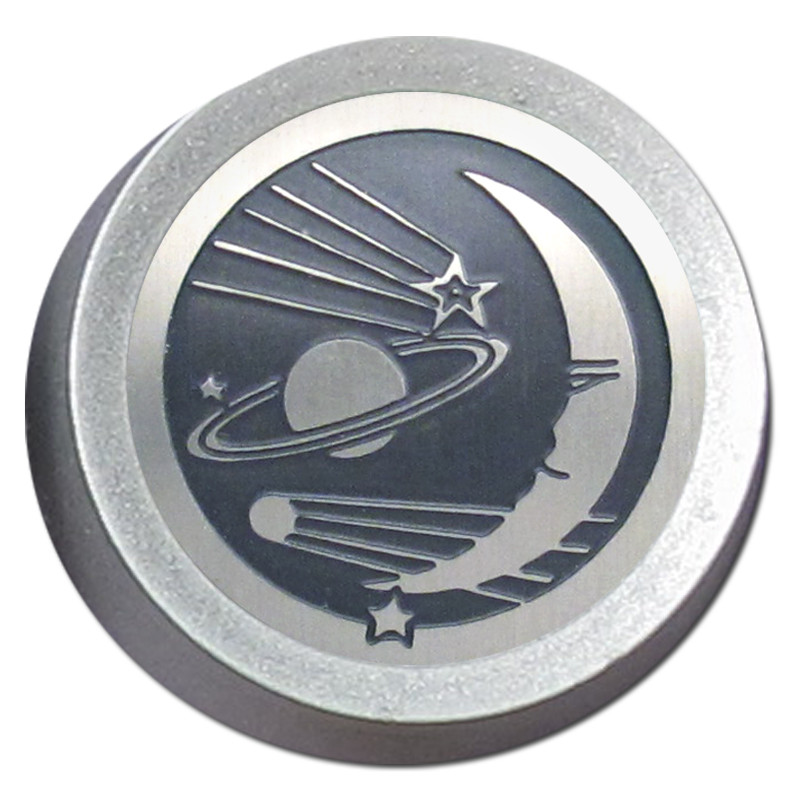 Moon and Stars Round Dimmer Knob Custom Decorative Celestial Knobs