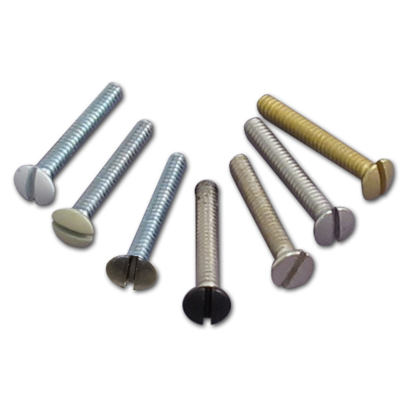 Long Screws for Switchplates 1'' or 1.5'' 6 Pack Kyle Switch Plates