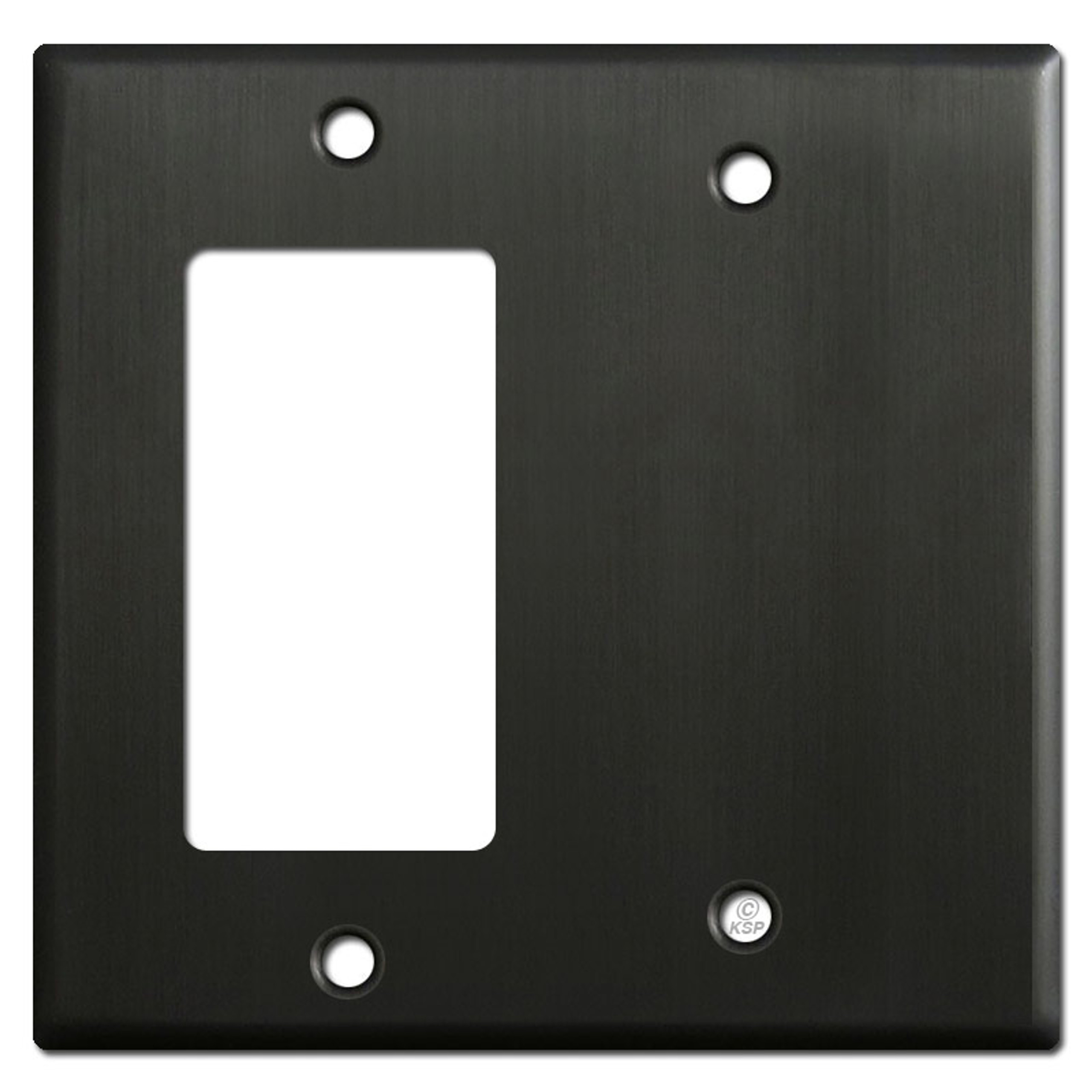 1 Rocker Light Switch Covers Dark Bronze