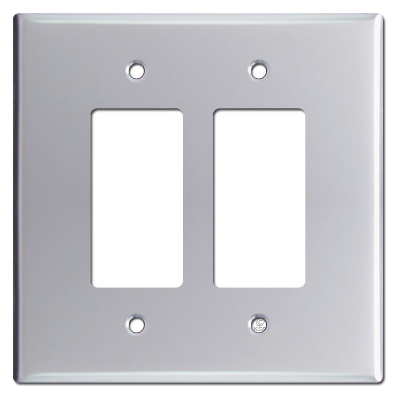 Jumbo 1 Decora Rocker GFCI Switch Cover Plate Polished Chrome