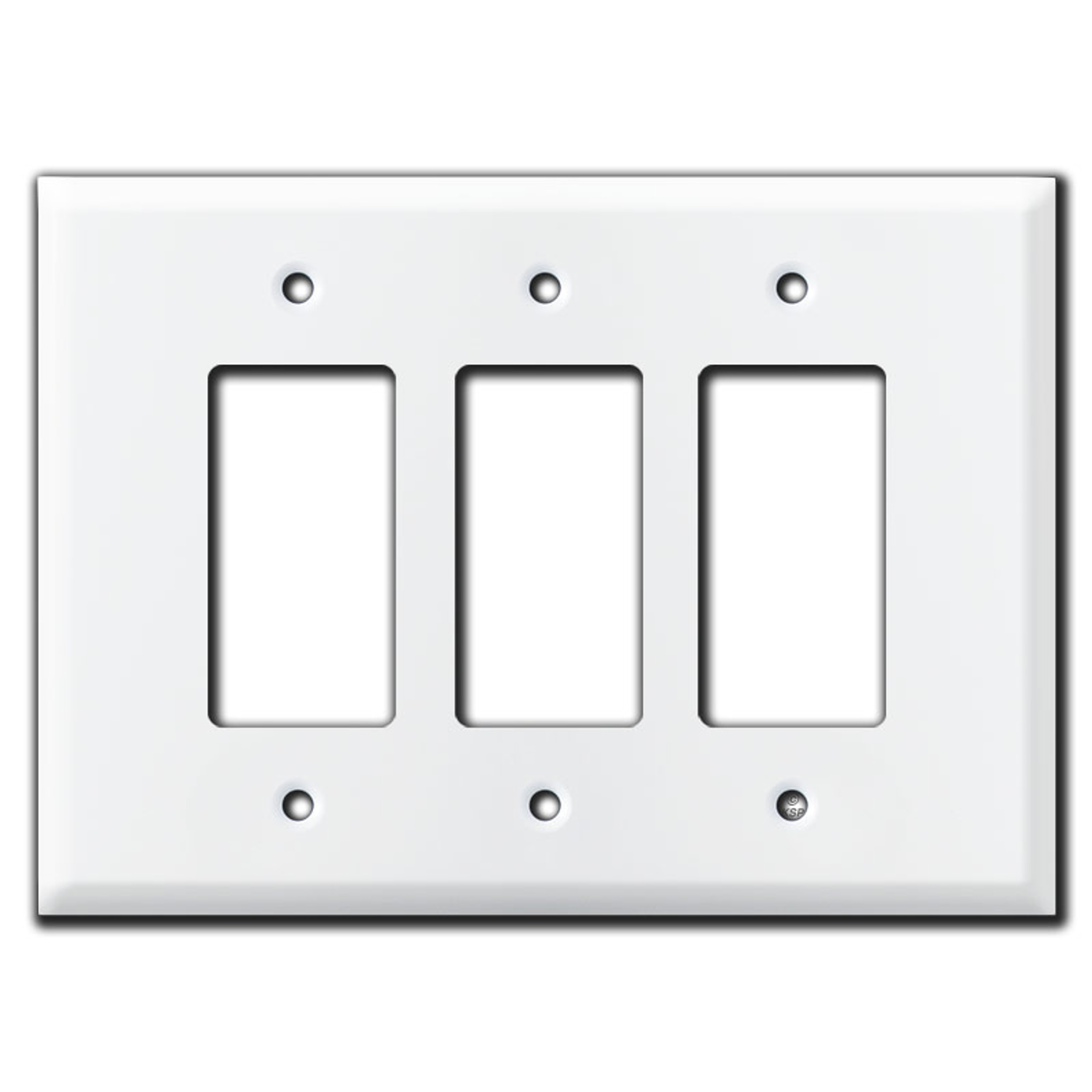 Oversized Triple Gang 3 Decora Rocker Jumbo Switch Plate Red Oversized Triple Gang 3 Decora Rocker Jumbo Switch Plate Red