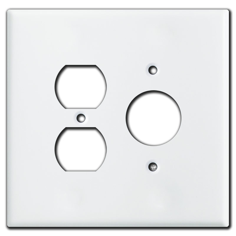 White Jumbo Wall Swith Plates and Outlet Covers Page 2