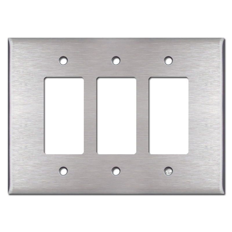 Oversized Triple or 3 Gang Decora Rocker Switch Plates