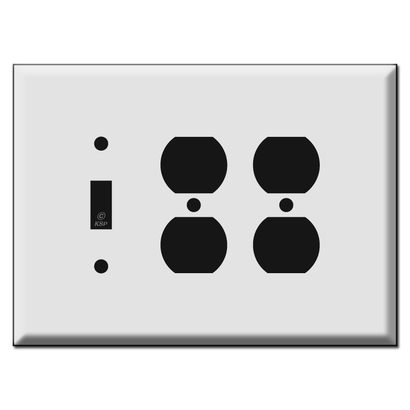 2 Duplex 1 Toggle Switch Plate Kyle Switch Plates