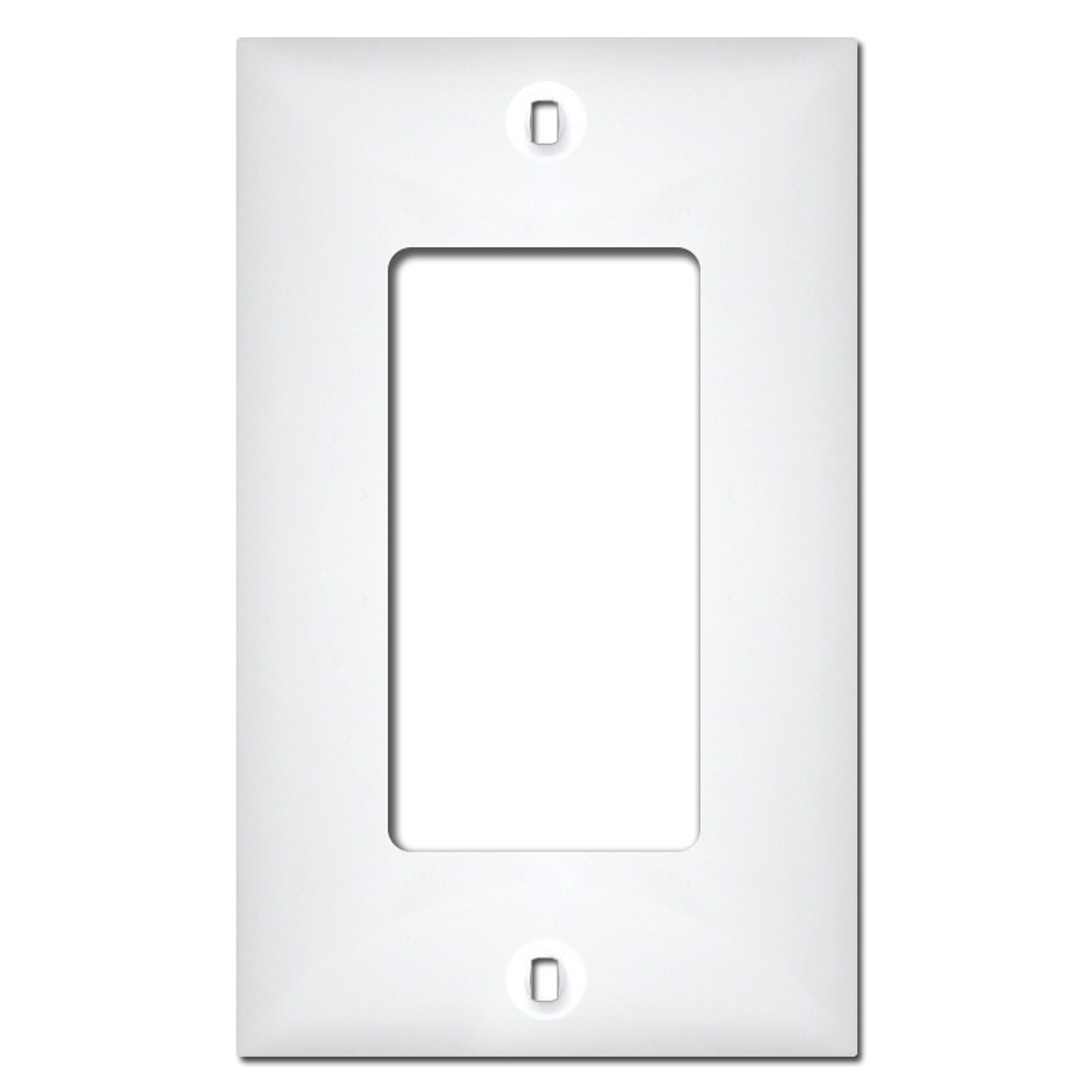 White Plastic One Toggle Light Switch Plates Kyle Switch Plates