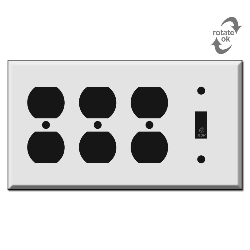 1 Toggle 3 Duplex Outlet Cover Switch Plates Kyle Switch Plates