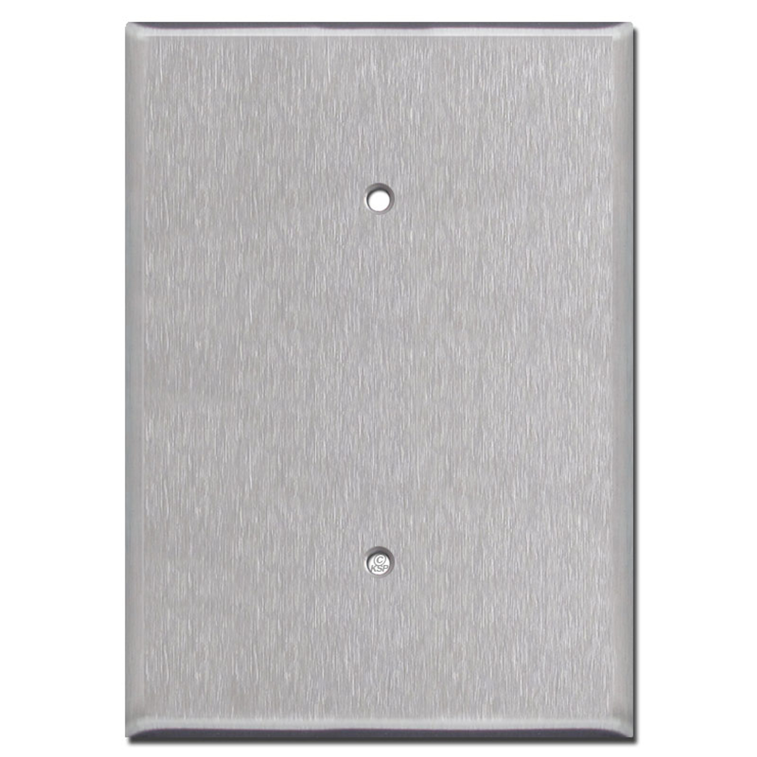 Jumbo Stainless Steel Wall Plates and Outlet Covers