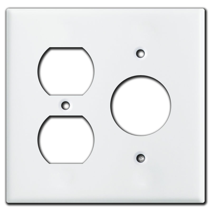 White Outlet Covers 50 Single & Duplex Outlet Receptacle Plates
