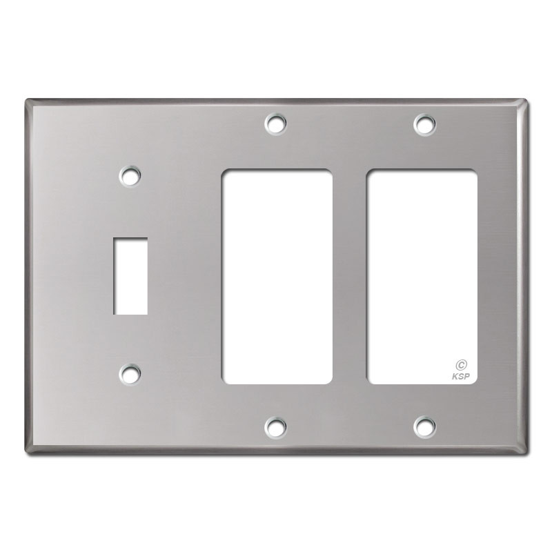 Polished Stainless Steel Wall Plates Kyle Switch Plates