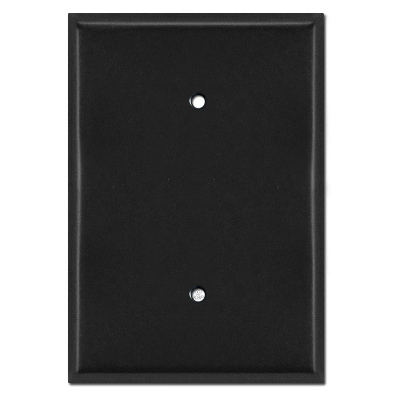 Black Oversized Switch Plates and Outlet Covers