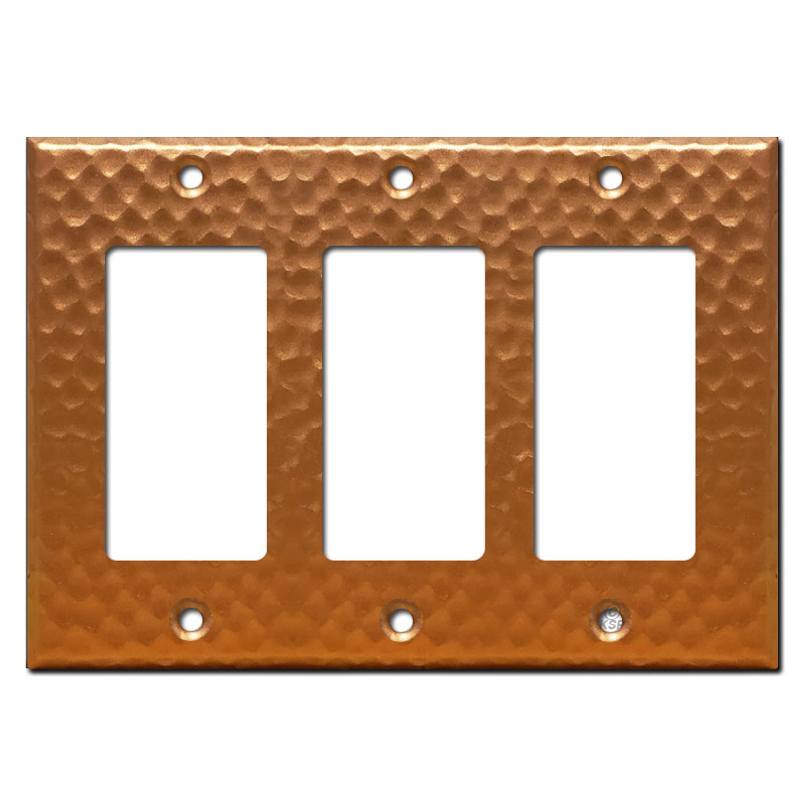 Copper Switch Plate Labels for Identifying Switches