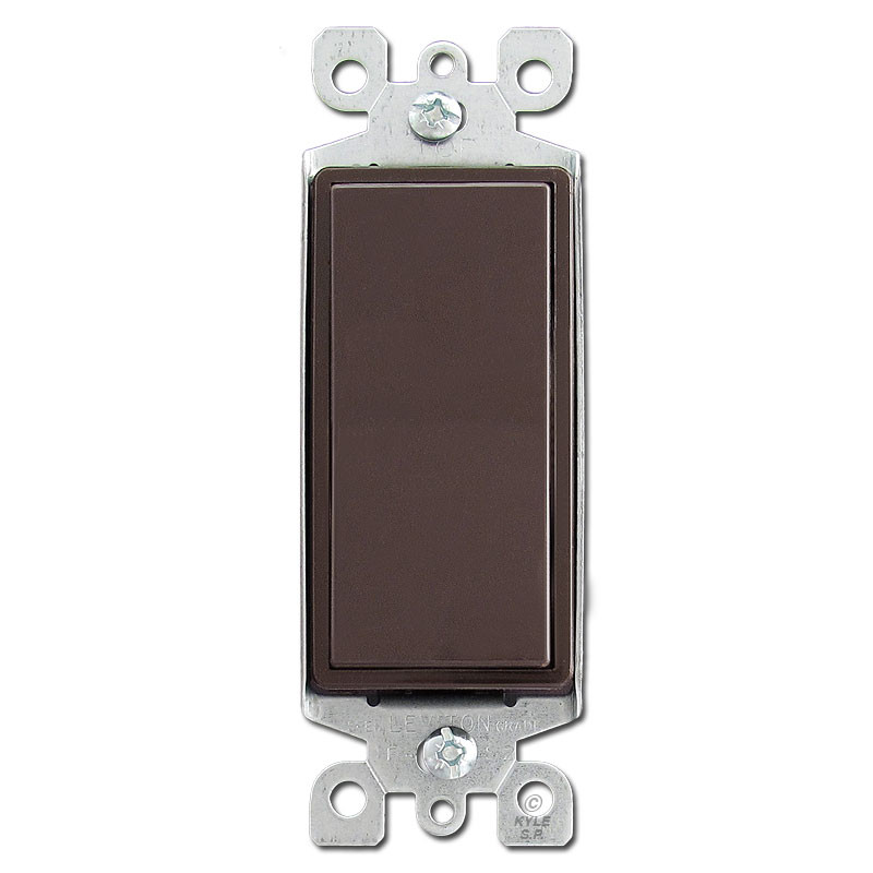 Brown 4 Way Decora Rocker Switch | Kyle Switch Plates