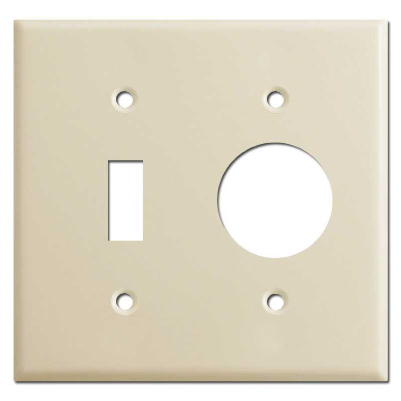 Ivory Combo Switch Cover Plates