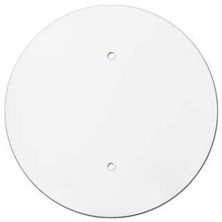 7'' Round Blank Ceiling Outlet Cover for 4'' Electrical Box