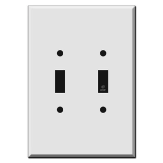 WIRESTER 1-Gang Duplex Outlet Cover Wall Plate/Switch Plate Cover, Animal Baby Pig