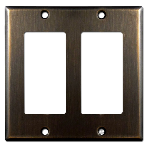 2 Decora Switch Plate - Oil Rubbed Bronze