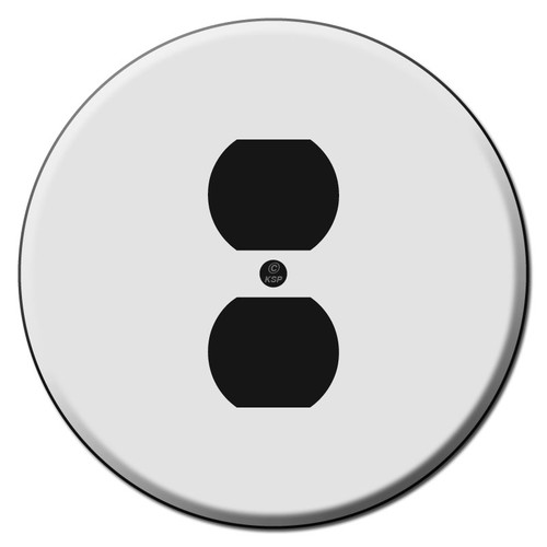 Round Duplex Outlet Wall Switch Plates