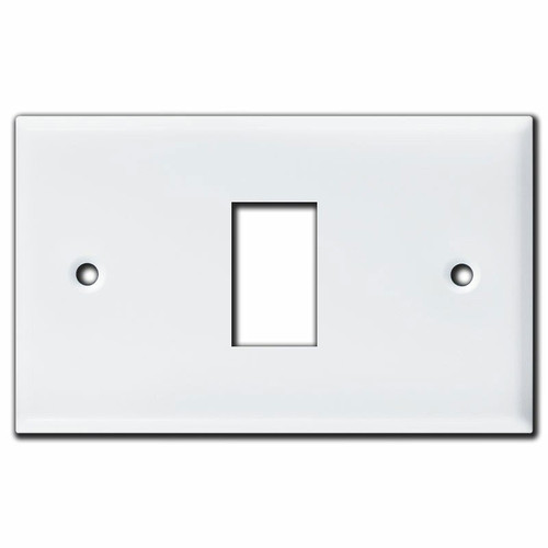 New Style Low Voltage Vintage 1 GE Switch Wall Plate - White