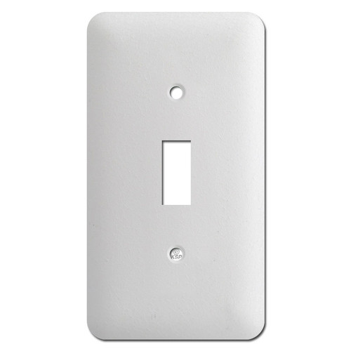 Taller One Toggle Light Switch Plates - Textured White