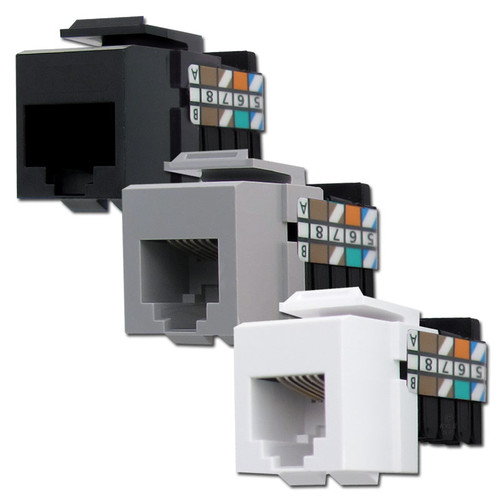 Leviton RJ45 Cat3 Phone Jacks for QuickPort Frame