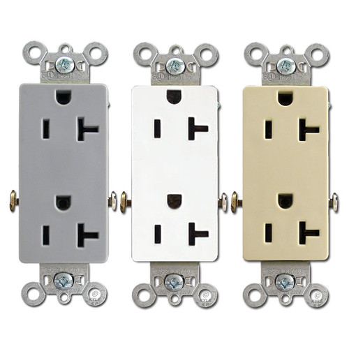 20A Pass & Seymour Decorator Outlets Specification Grade