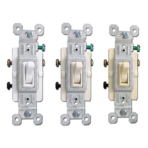 3-Way 15A Toggle Switches Pass & Seymour 663 | Kyle Switch Plates
