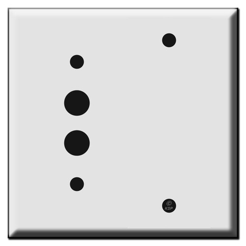 Pushbutton Blank Wall Switch Plates