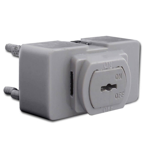 Locking Low Voltage Despard Trigger Light Switch - Gray