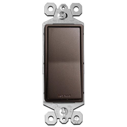Dark Bronze Rocker Light Switch 4-Way | Kyle Switch Plates