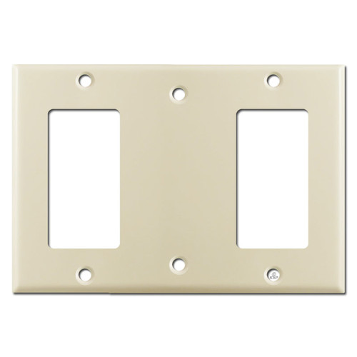 Rocker Blank Rocker Light Switch Plate - Ivory