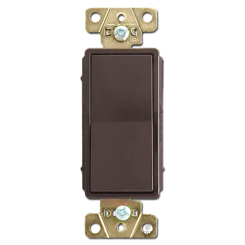 20A Illuminated Black Rocker Light Switch | Kyle Switch Plates